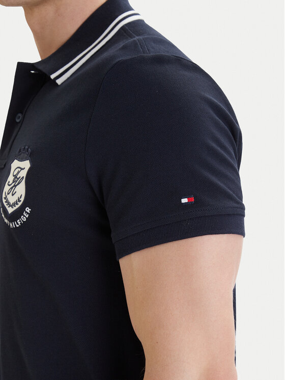 Tommy Hilfiger Tommy Hilfiger Polo Badge MW0MW43061 Azul marino Regular Fit