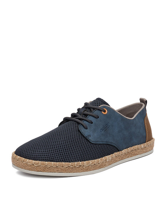 Rieker Espadryle Rieker CEO-B2648-14 Granatowy