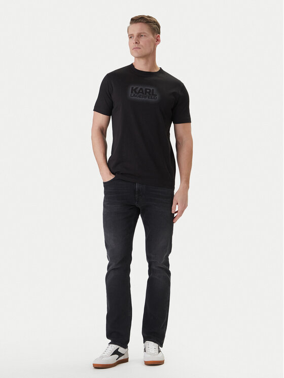 KARL LAGERFELD KARL LAGERFELD Camiseta 755060 562242 Negro Regular Fit