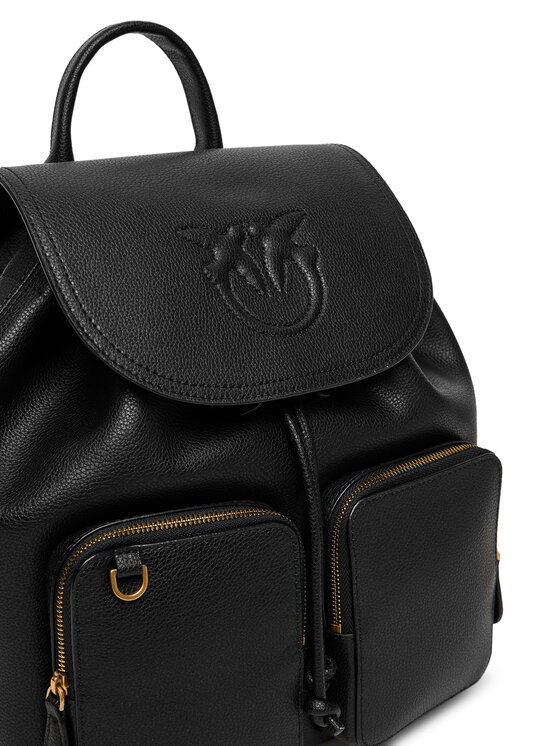 PINKO Mugursoma PINKO Carrie Backpack Al 25-26 PLTT 104351 A29Q Melns