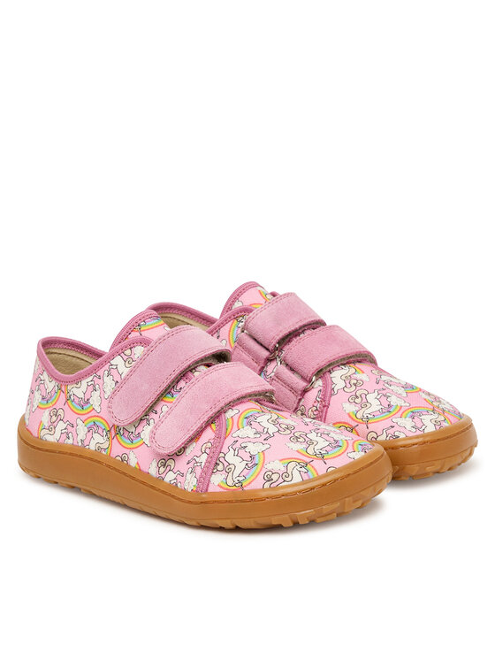 Froddo Тапочки Froddo Barefoot Canvas G1700440-12 D Рожевий