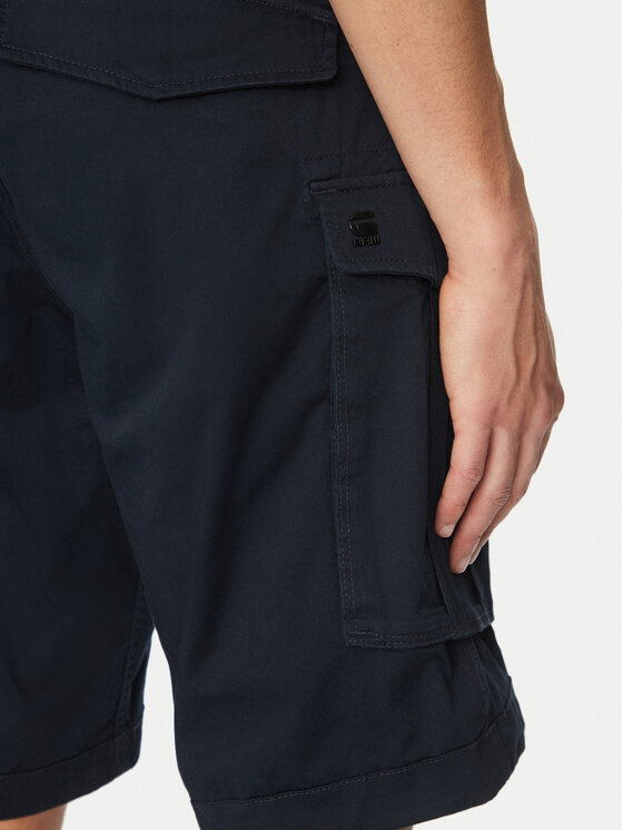 G-STAR G-Star Raw Kratke hlače Rovic Zip D08566-5126 990 Crna Relaxed Fit