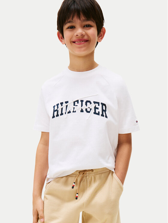 Tommy Hilfiger Tommy Hilfiger Camiseta KB0KB09726 Blanco Regular Fit