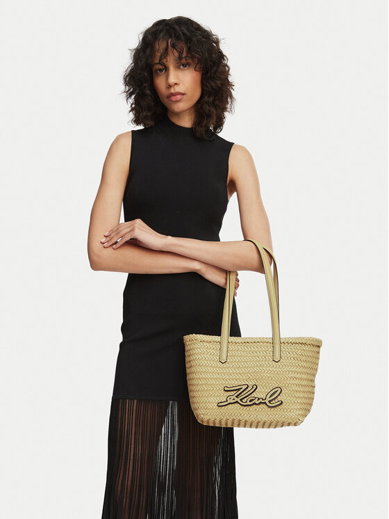 KARL LAGERFELD Kabelka KARL LAGERFELD B2W30206 Béžová