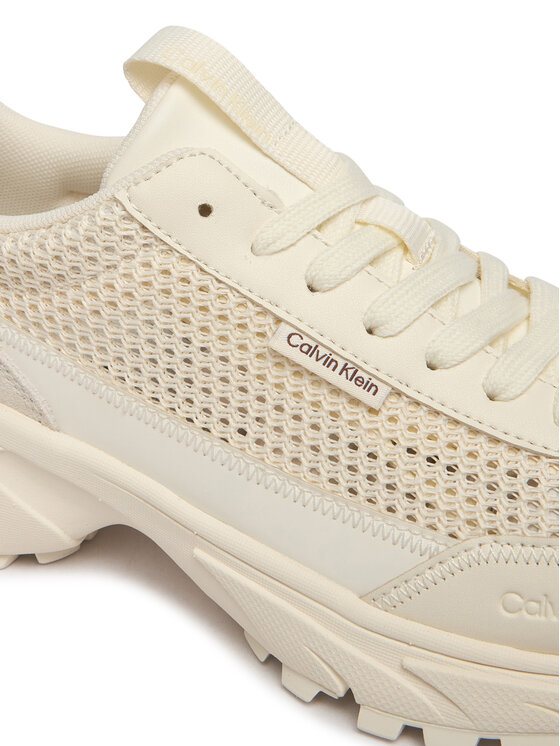 Calvin Klein Sneakersy Calvin Klein Hike Runner Lup Lin Mesh HW0HW03000 Biały