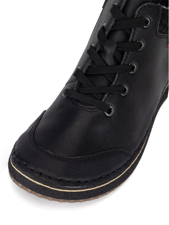 Rieker Зимни обувки Rieker 50902-00 Черен