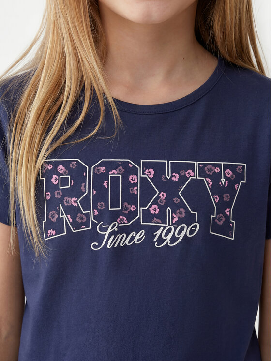 Roxy Roxy Camiseta Lily ERGZT04139 Celeste Regular Fit