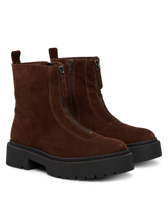 Steve Madden Polokozačky Steve Madden SM11003404 Hnědá