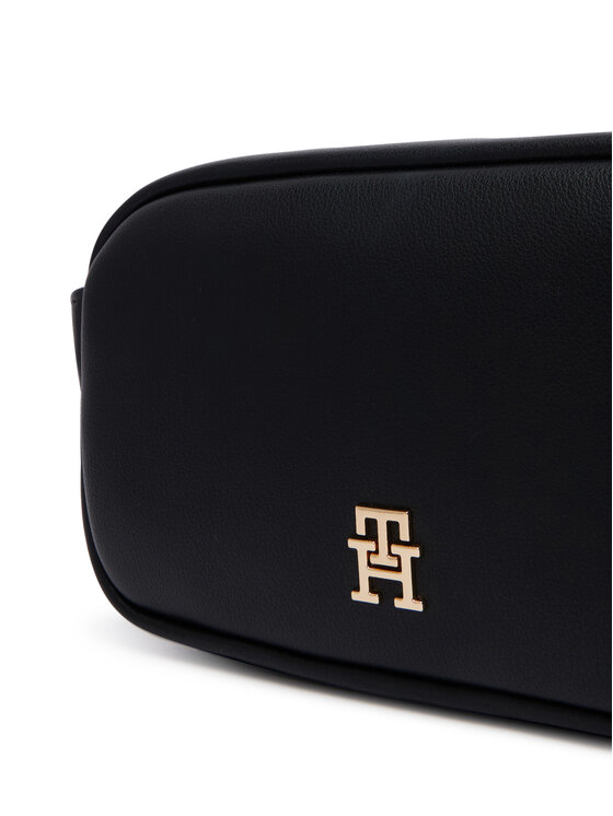 Tommy Hilfiger Kabelka Tommy Hilfiger Th Logotape Camera Bag AW0AW18741 Černá