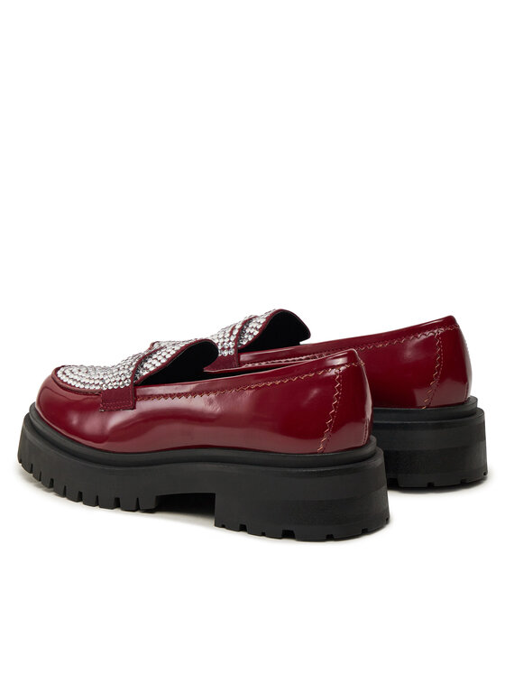 Steve Madden Лофери Steve Madden Longhaul SM11003448 Бордовий