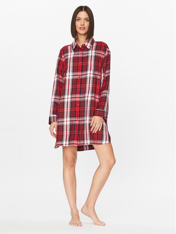Tommy Hilfiger Tommy Hilfiger Naktiniai marškiniai UW0UW04874 Raudona Relaxed Fit