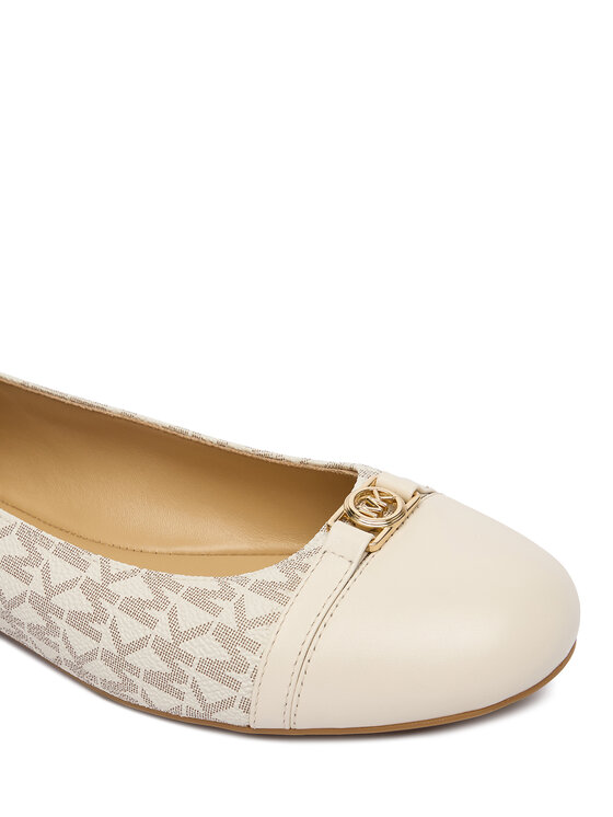 MICHAEL Michael Kors Балеринки MICHAEL Michael Kors Mandy Flat 40F5MAFP1L Екрю
