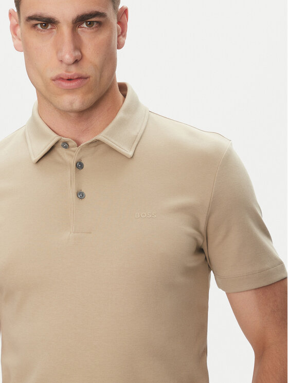 BOSS BOSS Polo marškinėliai Palosh 30 50471335 Smėlio Slim Fit