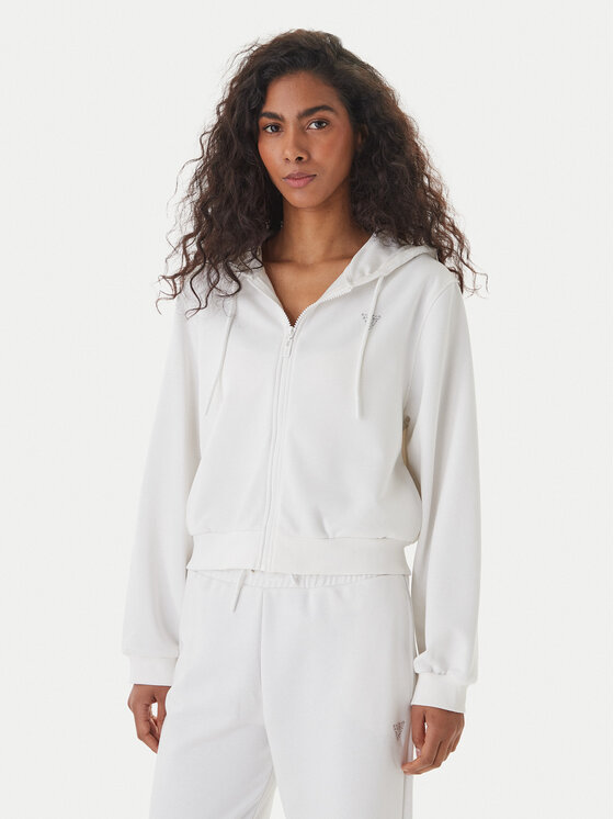 Guess Guess Sudadera V6GQ15 K3093 Blanco Regular Fit