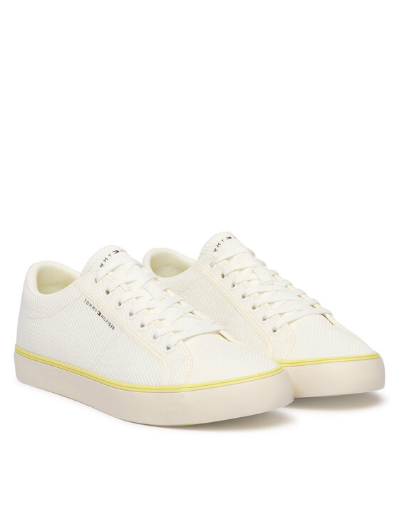 Tommy Hilfiger Tenisówki Tommy Hilfiger Harlem Core Ii Seasonal Textile FM0FM05820 Biały