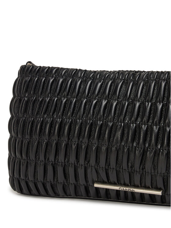 Calvin Klein Jeans Geantă Calvin Klein Jeans Rouched Zip Top Bag LV04K3090G Negru