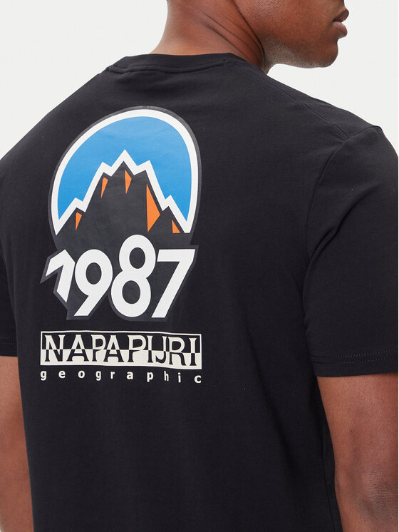 Napapijri Napapijri Camiseta S-Montepiana NP0A88SV Negro Regular Fit