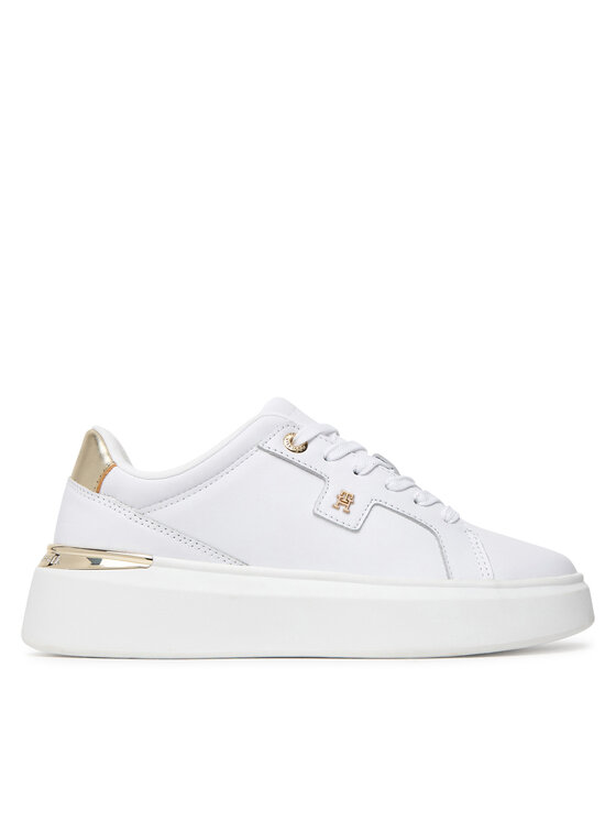 Tommy Hilfiger Sneakersy Tommy Hilfiger Th Platform Chic Sneaker FW0FW09626 Biały