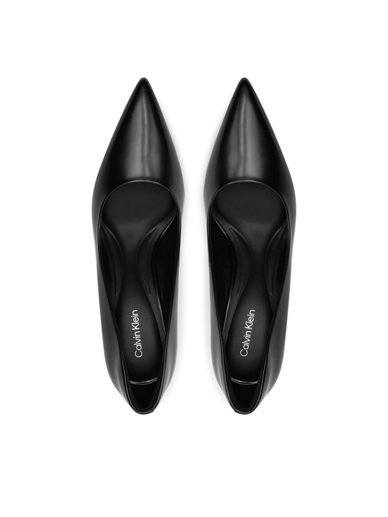 Calvin Klein Čevlji z visoko peto Calvin Klein Heel Pump 70 - Brush L HW0HW02446 Črna