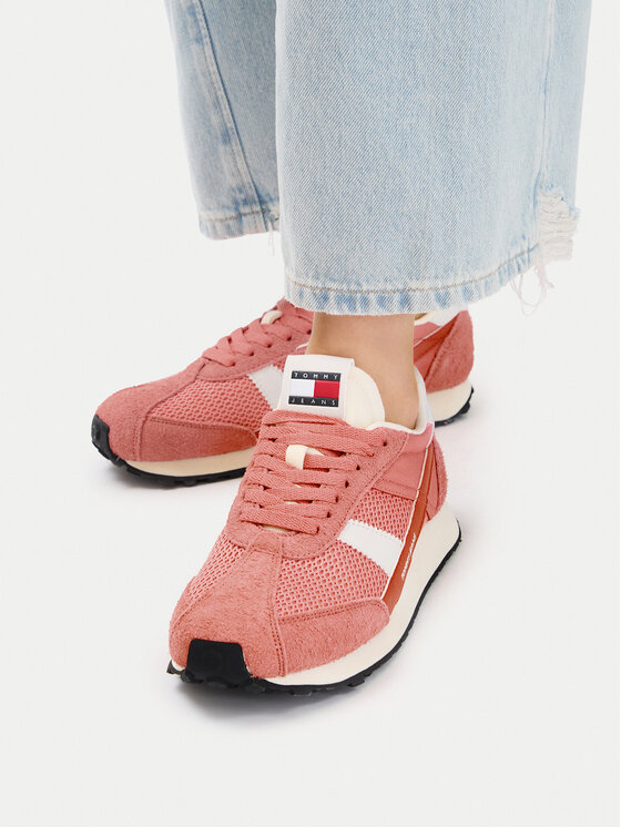 Tommy Jeans Sneakersy Tommy Jeans Tjw Retro Runner Archive EN0EN03013 Różowy