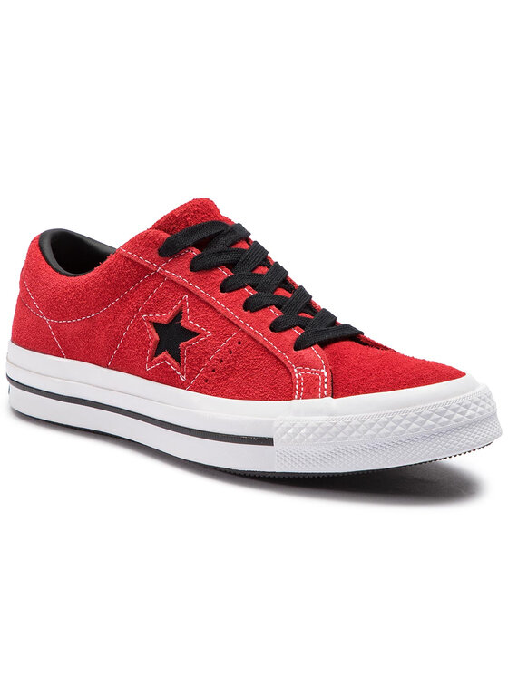 Converse Tenisówki Converse One Star Ox 163246C Czerwony