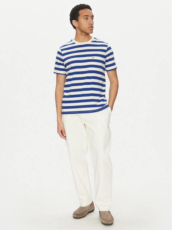 Tommy Hilfiger Tommy Hilfiger T-shirt Essential MW0MW37283 Blu Regular Fit