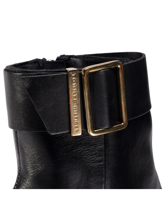 Tommy Hilfiger Stivaletti Tommy Hilfiger Basic Square Toe Boot FW0FW05154 Nero