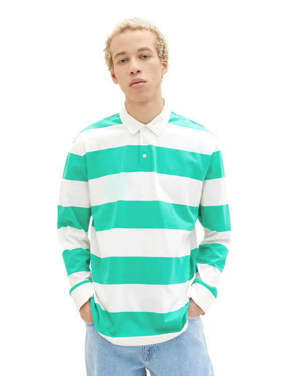 Tom Tailor Denim Tom Tailor Denim Polo 1035281 Zelena