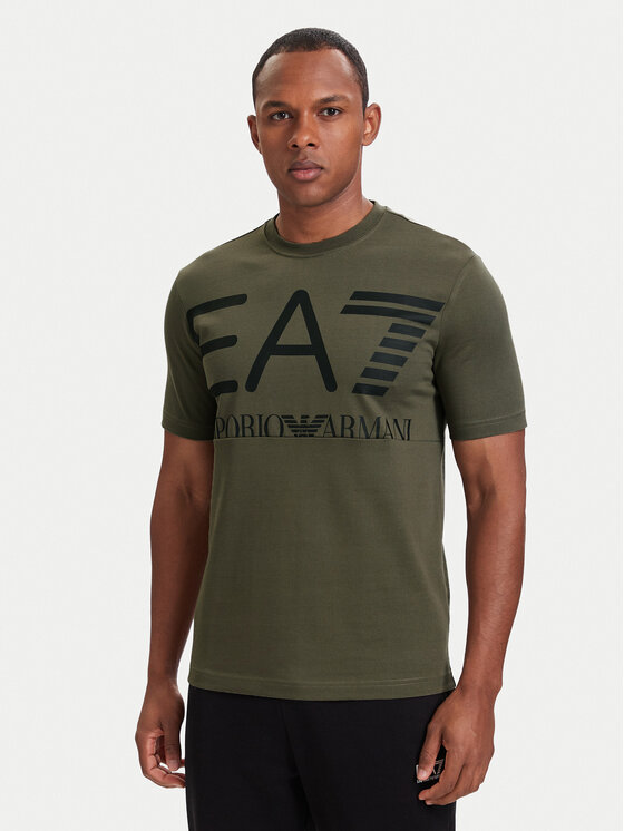 EA7 Emporio Armani EA7 Emporio Armani Camiseta 7M002200 AF27188 U7014 Verde Regular Fit