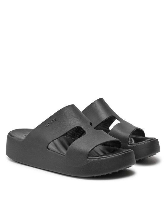 Crocs Шльопанці Crocs Getaway Platform H-Strap 209409 Чорний
