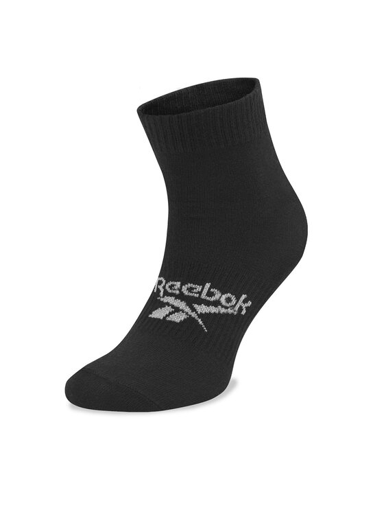 Reebok Garās zeķes Reebok Act Fo U Ankle GI0065 Melns