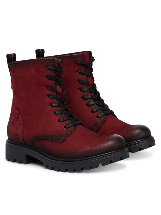 Josef Seibel Šnurovacia obuv Josef Seibel MELINDA 02 VL094 Bordová