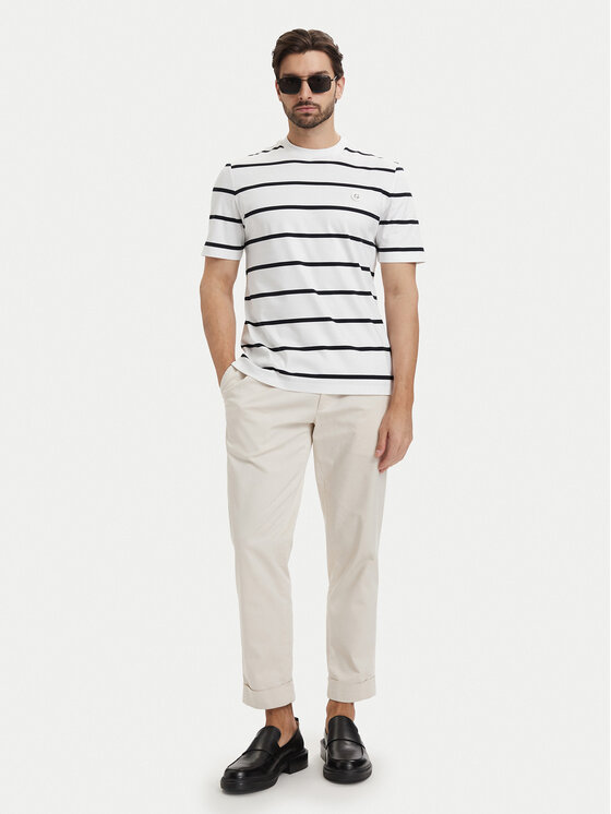 BOSS BOSS Camiseta C-Taut 01 50555844 Crema Regular Fit