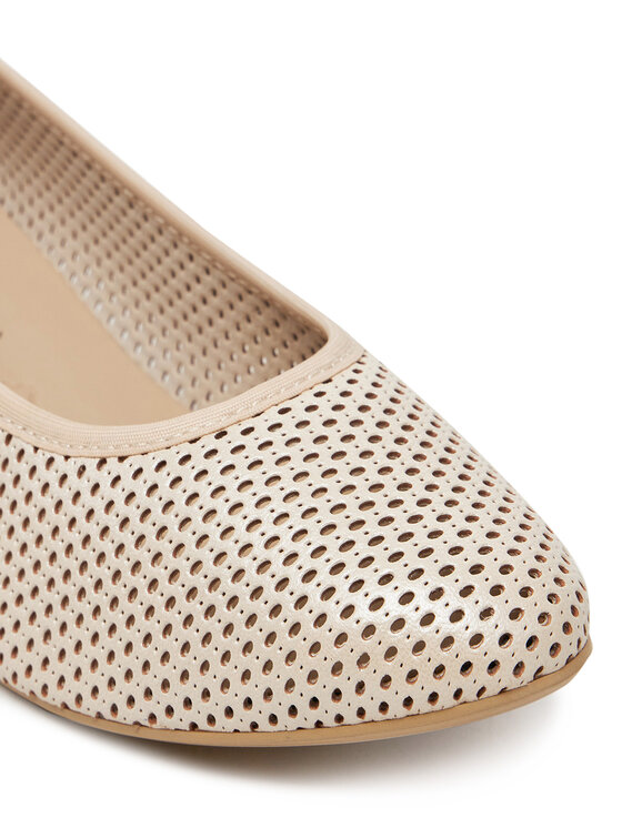 Caprice Polobotky Caprice 9-22501-44 Écru