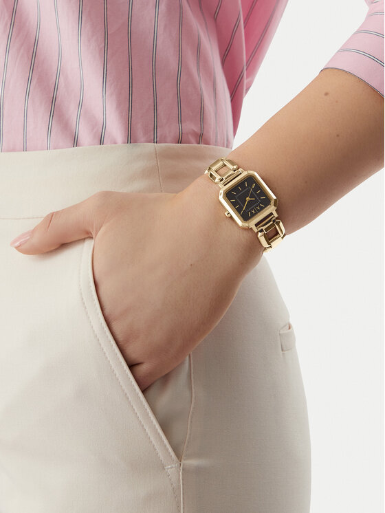 Armani Exchange Zegarek Armani Exchange Leila AX5738 Złoty