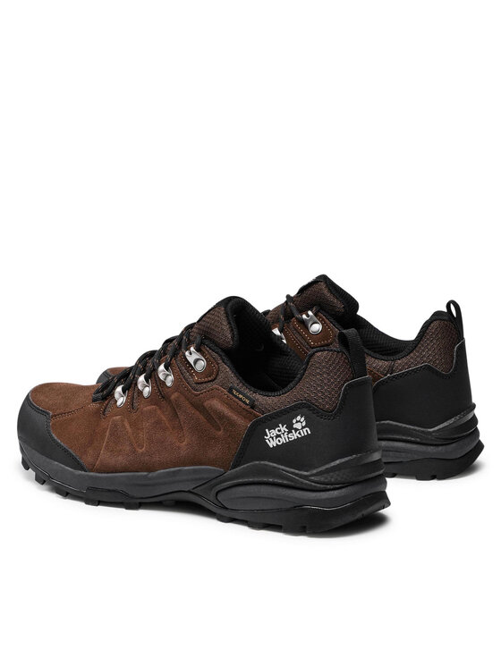 Jack Wolfskin Трекінгові черевики Jack Wolfskin Refugio Texapore Low M 4049851 Коричневий