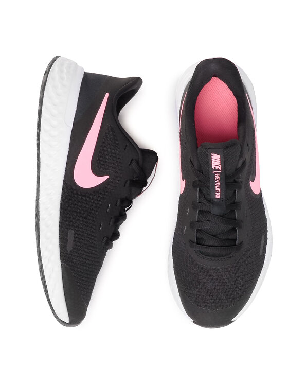 Nike Bežecké topánky Nike Revolution 5 (GS) BQ5671 002 Čierna