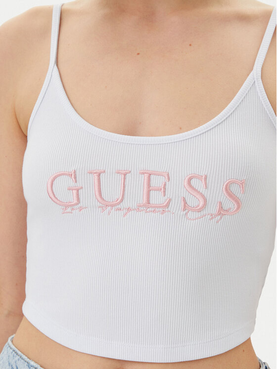 Guess Guess Топ V5GP16 K8RT2 Білий Regular Fit