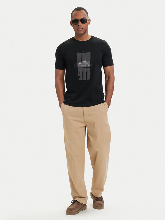 BOSS BOSS Camiseta PS Spirit70 Grx 50559811 Negro Regular Fit