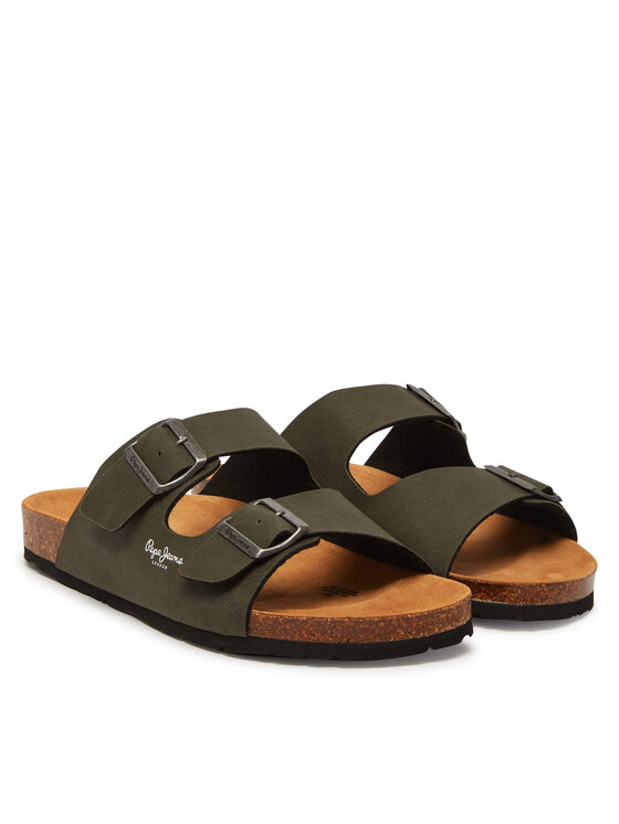 Pepe Jeans Natikače Pepe Jeans PMS90110 Kaki