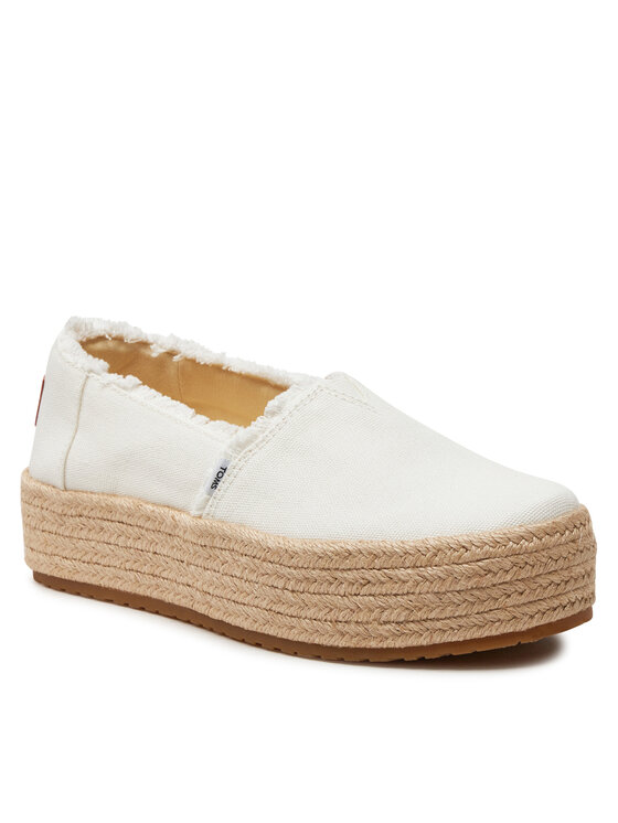 Toms Еспадрильї Toms Valencia 10019820 Білий