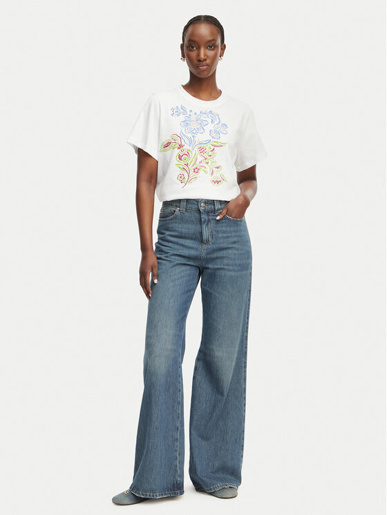 Marella Marella Футболка Emme by Marella Paraggi 2615971082 Білий Relaxed Fit