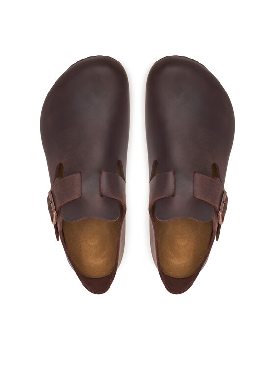 Birkenstock Polobotky Birkenstock London 166531 Tmavě hnědá