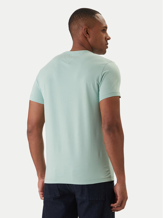 Tommy Hilfiger Tommy Hilfiger Camiseta MW0MW10800 Verde Slim Fit