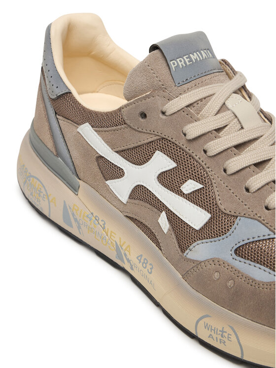 Premiata Sneakersy Premiata Mick0.1 Var 8118 Brązowy