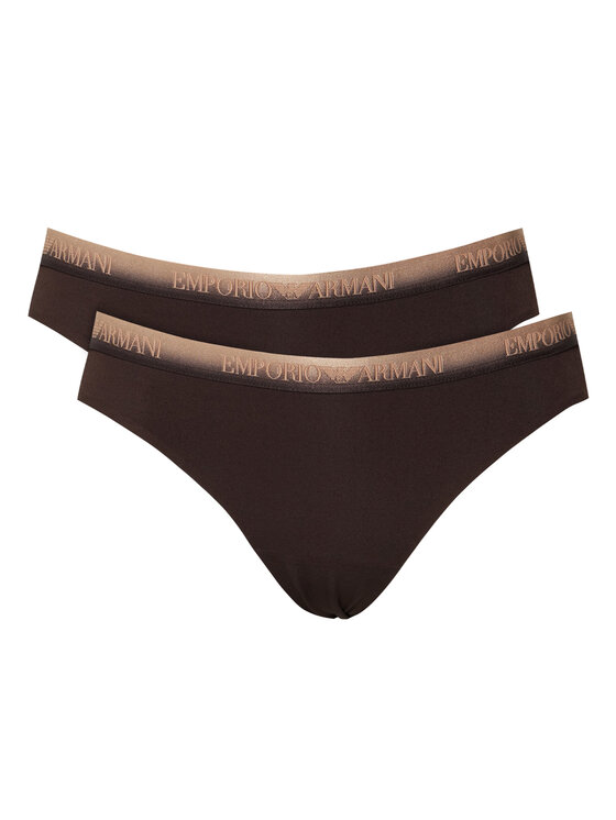 Emporio Armani Underwear Emporio Armani Underwear Conjunto de bragas EW005195 AF25572 U6279 Marrón oscuro