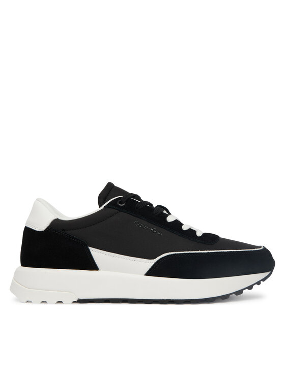 Calvin Klein Superge Calvin Klein City Runner Laceup Ny Mix HM0HM02144 Črna