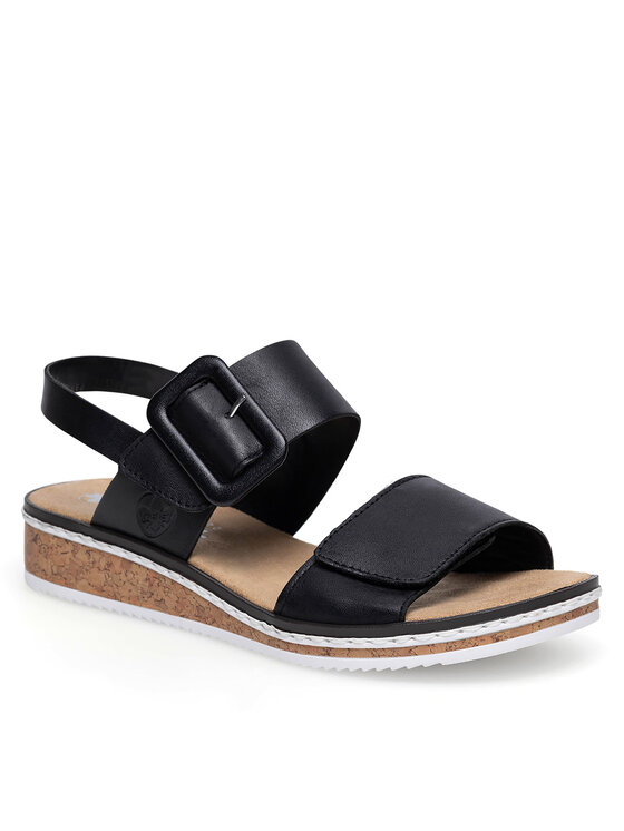 Rieker Sandali Rieker V3667-00 Nero