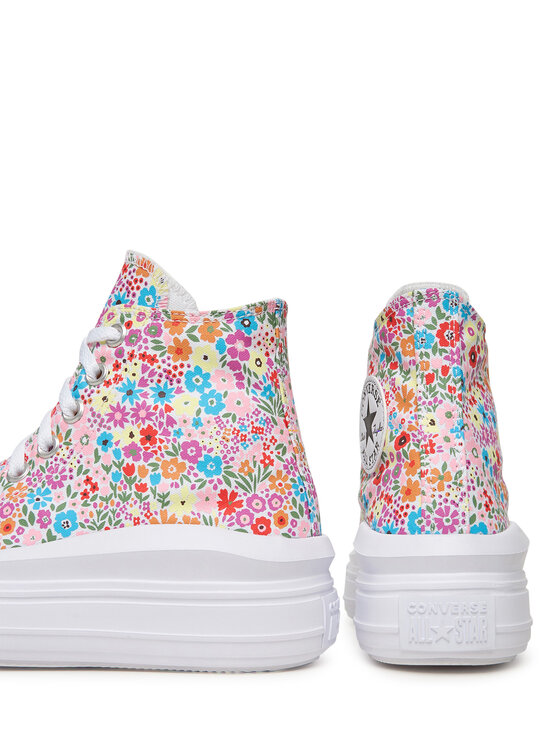 Converse Снікерcи Converse Chuck Taylor All Star Move Platform Mini Flowers A14968C Кольоровий