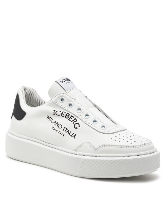 Iceberg Sneakersy Iceberg ID2133 Biela